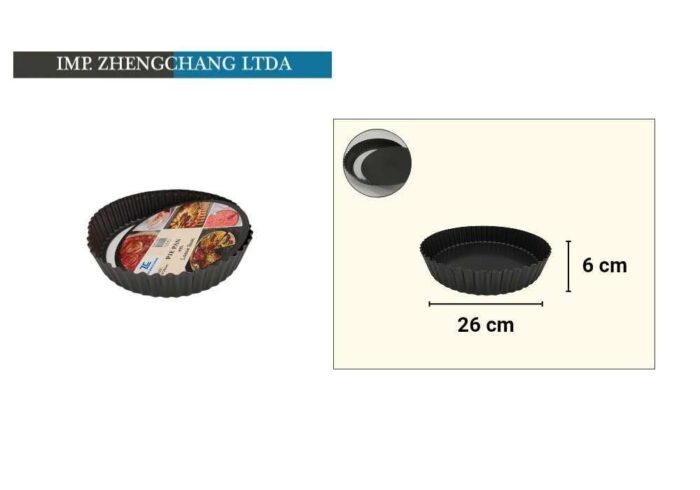 Molde tartaleta desmontable 26cm (x12)