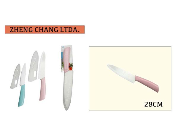 Cuchillo de cocina 28cm ceramico (x12)