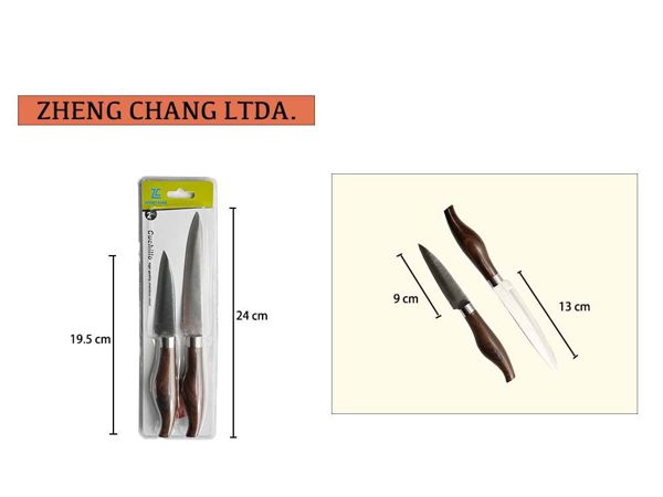 Set de cuchillos madera (x12)