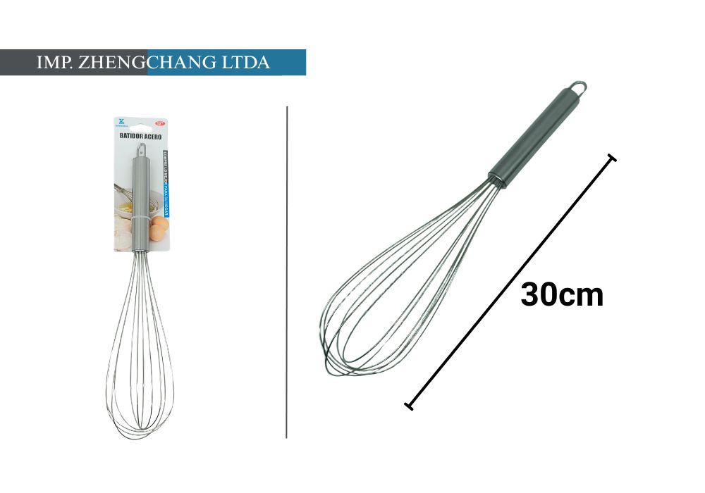 Batidor metalico 30cm (x12)