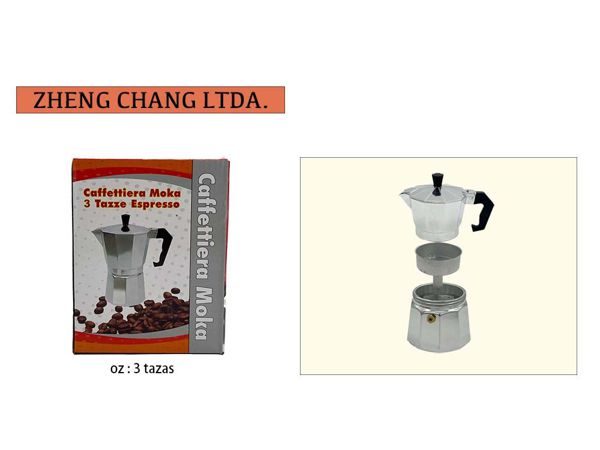 Cafetera italiana 3 tazas (x6)