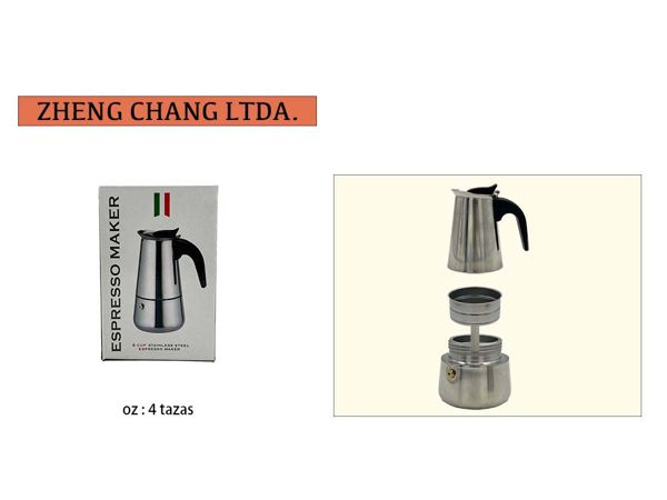 Cafetera italiana 4 tazas - maker (x6)