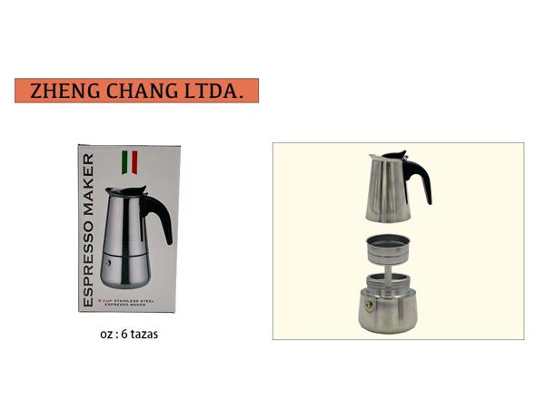 Cafetera italiana 6 tazas - maker (x6)