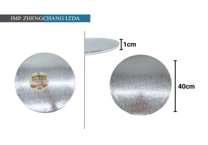 Bandeja redonda plumavit 40cmx1cm (x10)