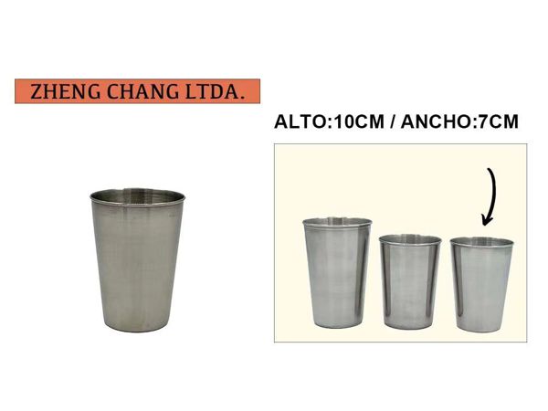 Vaso acero Inox para frio y calor (x24)