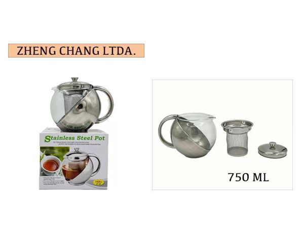 Tetera con infusor 750ml (x6)