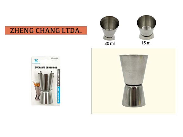 Vaso Jigger/ medidor de doble tiro (x12)