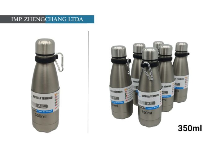 Botella T. metalica 350ml (x6)