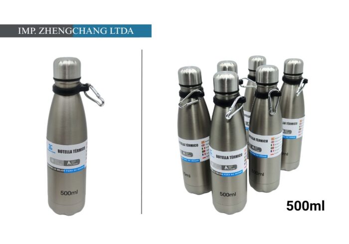 Botella T. metalica 500m (x6)