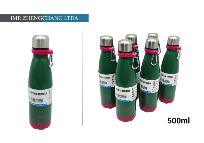 Botella T. lisa 500m (x6)