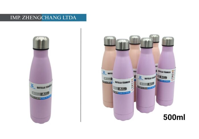 Botella T. lisa 500m (x6)