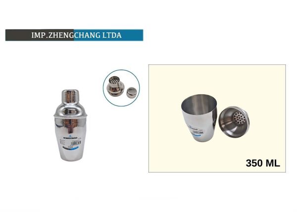 Coctelera acero Inox 350ml (x6)