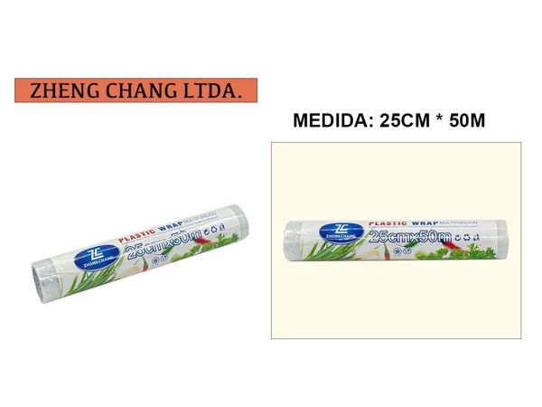 Papel film 25cmx50metros (x20)