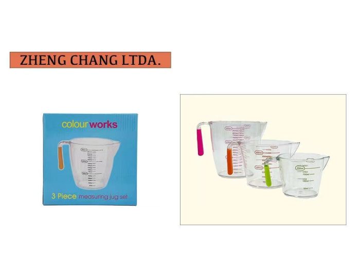 Juego jarras medidoras 3pzs (x6)