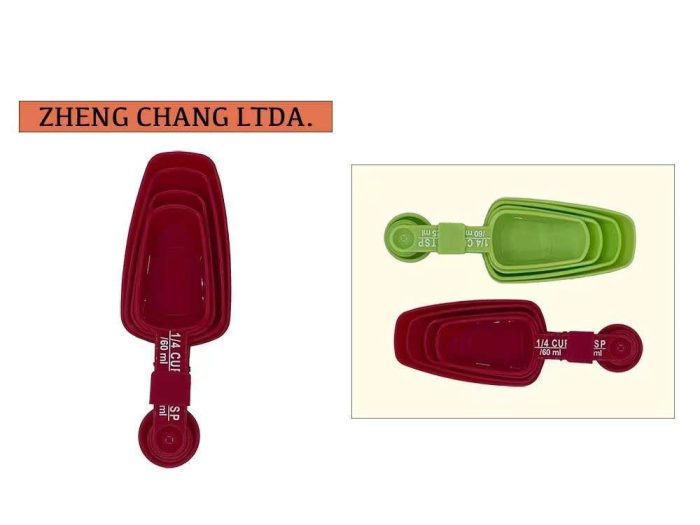 Juego de cucharas medidoras 4pzs (x12)