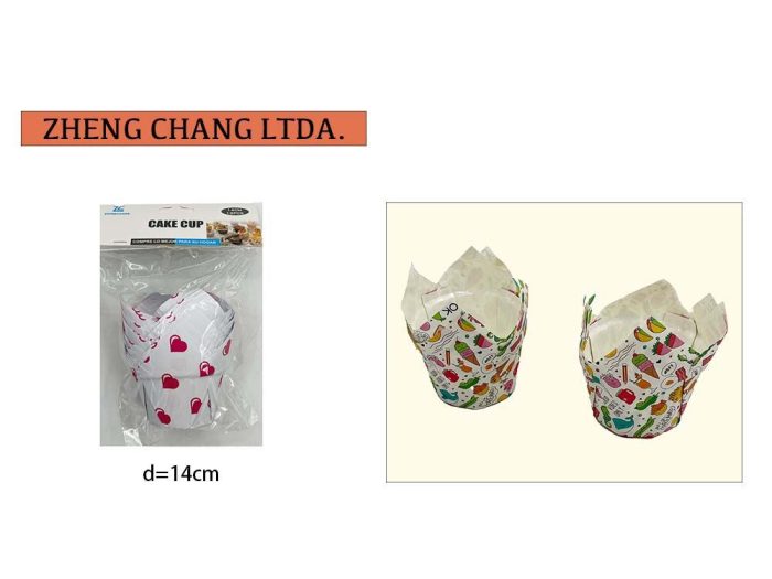 Pack cápsulas de papel para muffins tulipán 14cm (x12)
