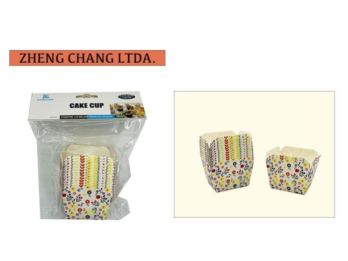 Packs de cápsulas cuadrado de papel para cupcake (x12)