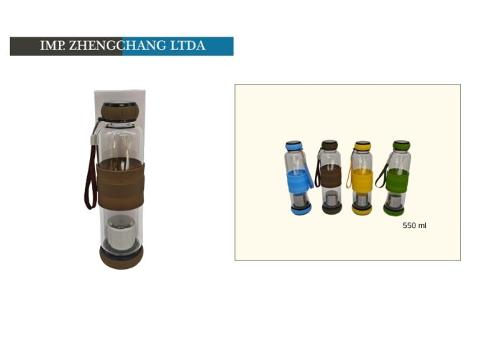 Botella con infusor (x10)