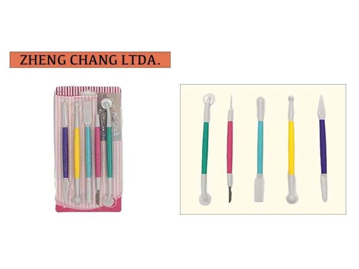 Set de Estecas para moldear fondant reposteria (x12)
