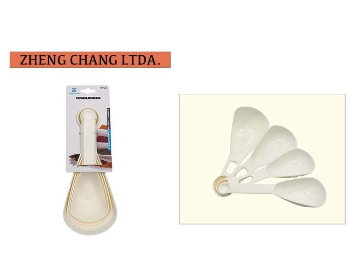 Juego de cucharas medidoras 4pzs (x12)