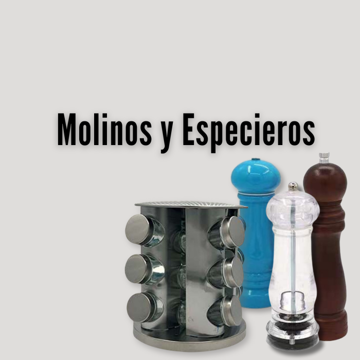 Molinos y especieros