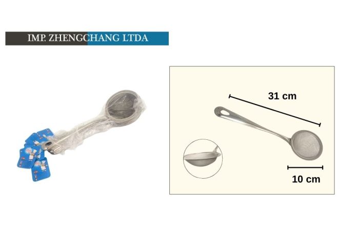 Cernidor metálico 10cm (x24)