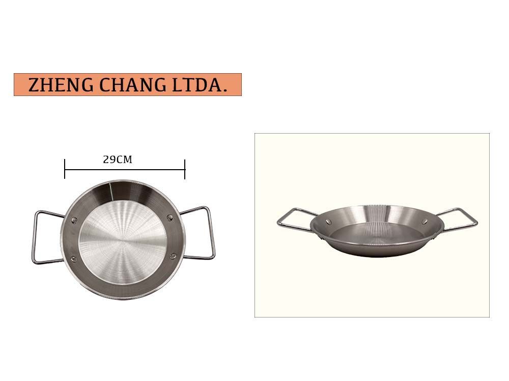 Sartén/paila acero inox 29cm (x5)