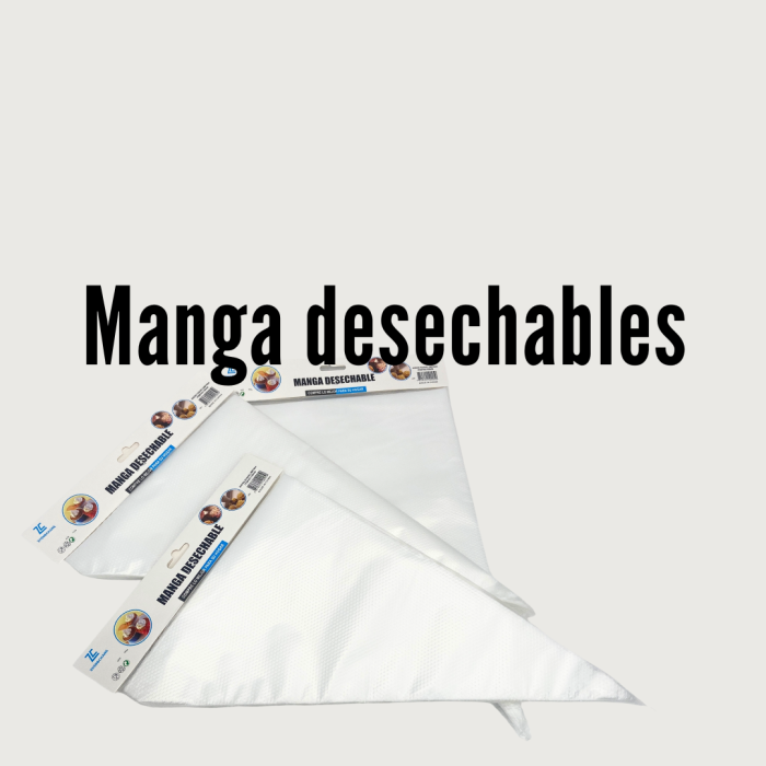 Mangas desechables
