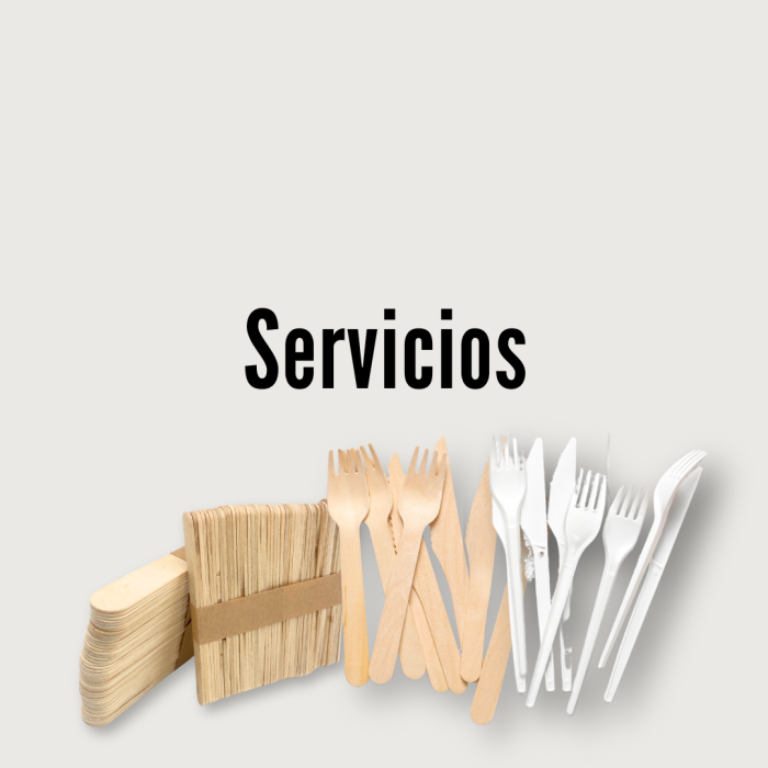 Servicios desechables