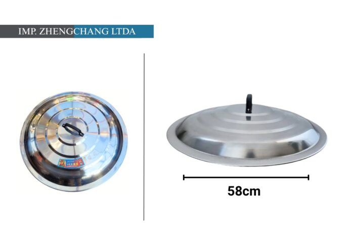 Tapa 58cm acero inox (x1)