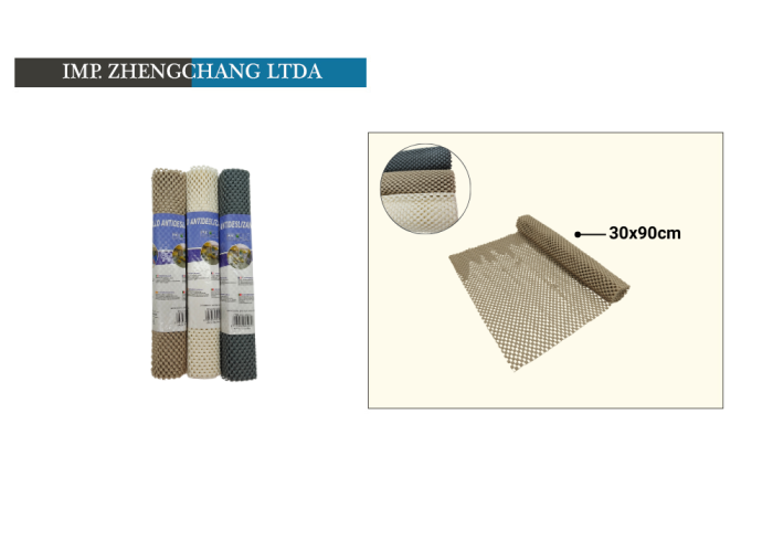 Alfombra antideslizante tono neutro rollo 90x30cm (x12)