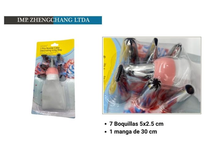 Set 1 Manga y 7 Boquillas (x12)