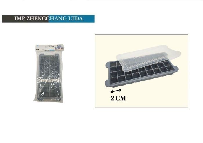 Cubeta para hielo con tapa (x12)
