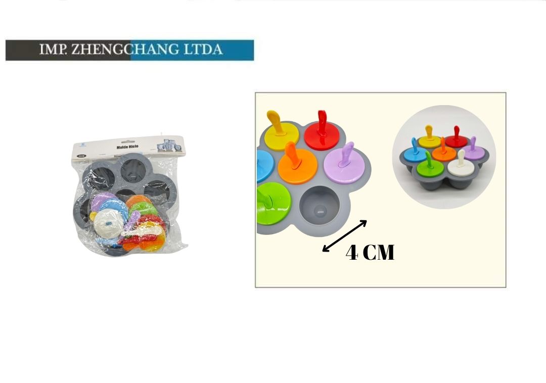 Molde cubos para helado 4cm (x12)
