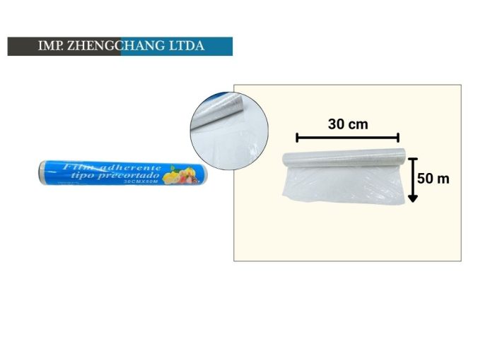 Papel film pre-cortado 50metros (x10)