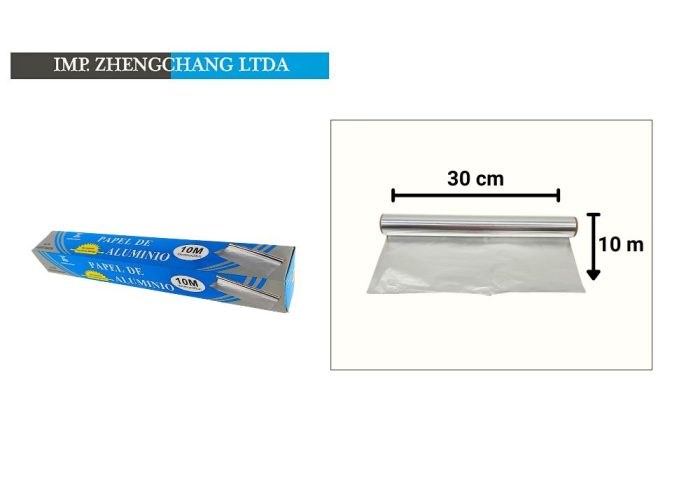 Papel aluminio 10metros (x10)