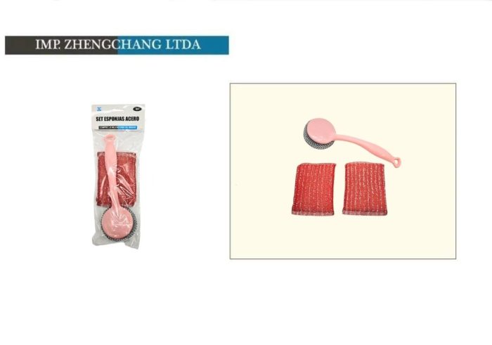 Set de esponjas con mango (x10)