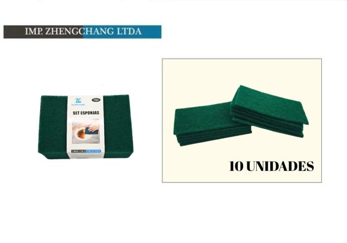 Paquete x10 esponjas / fibra (x10)