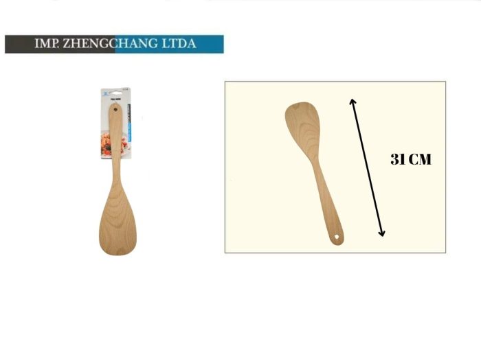 Espátula bambú madera (x12)