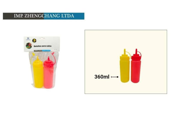 Dúos dispensadores de salsa 360ml (x12)