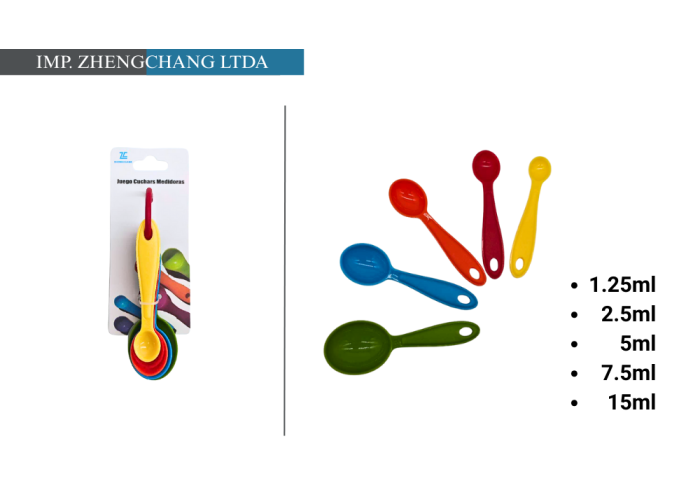 Cucharas medidoras 5pzs (x12)