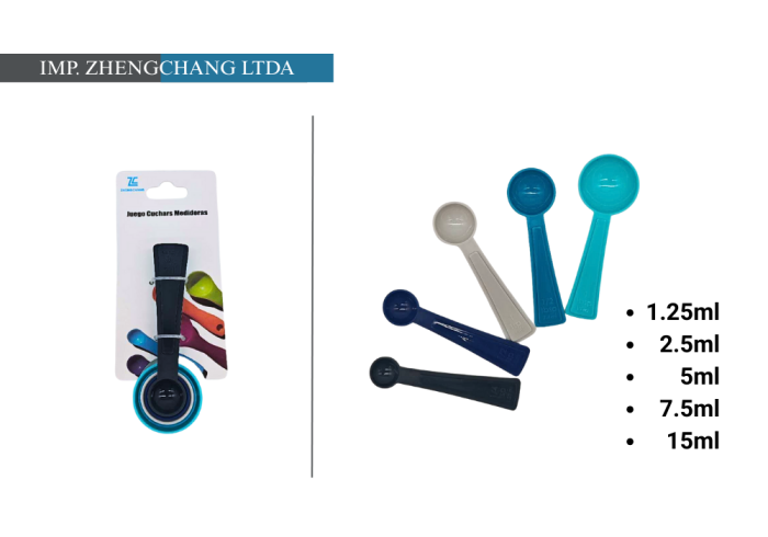 Cucharas medidoras 5pzs (x12)