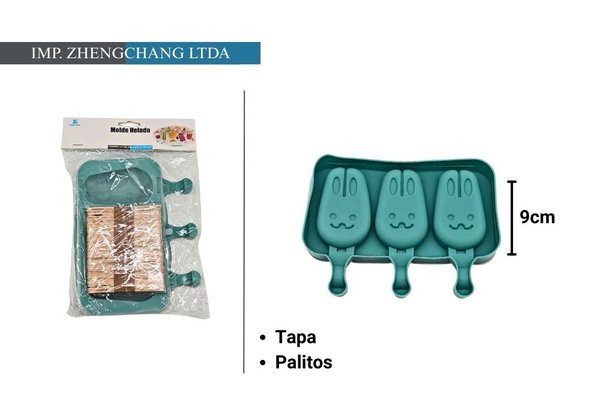 Molde paleta de helado (x12)