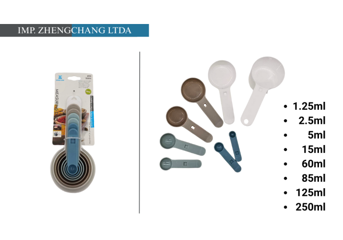 Cucharas medidoras 8pzs (x12)