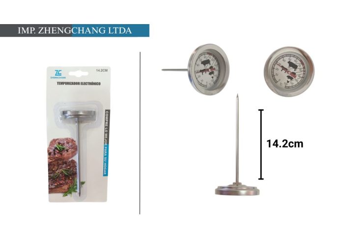Termómetro de alimentos acero inox (x12)