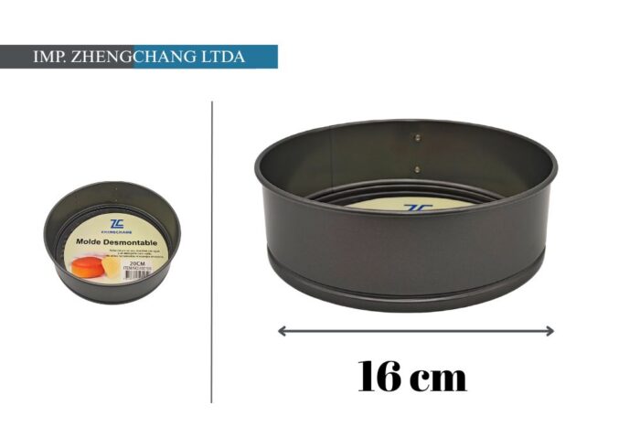 Molde redondo desmontable 16x6cm (x10)
