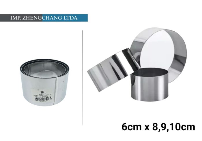 Moldes/cortadores mousse redondo 3 medidas (x12)