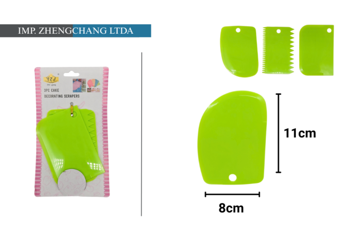 Set de raspadores 3pzs (x12)