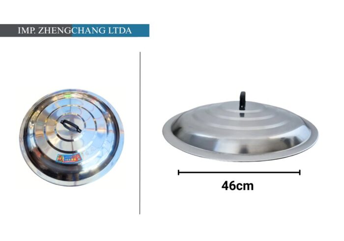 Tapa 46cm acero inox (x10)