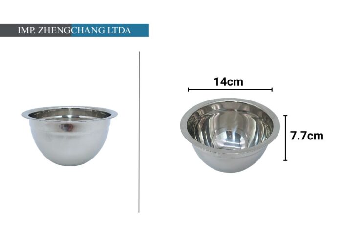 Bowl acero inox 14cm (x10)